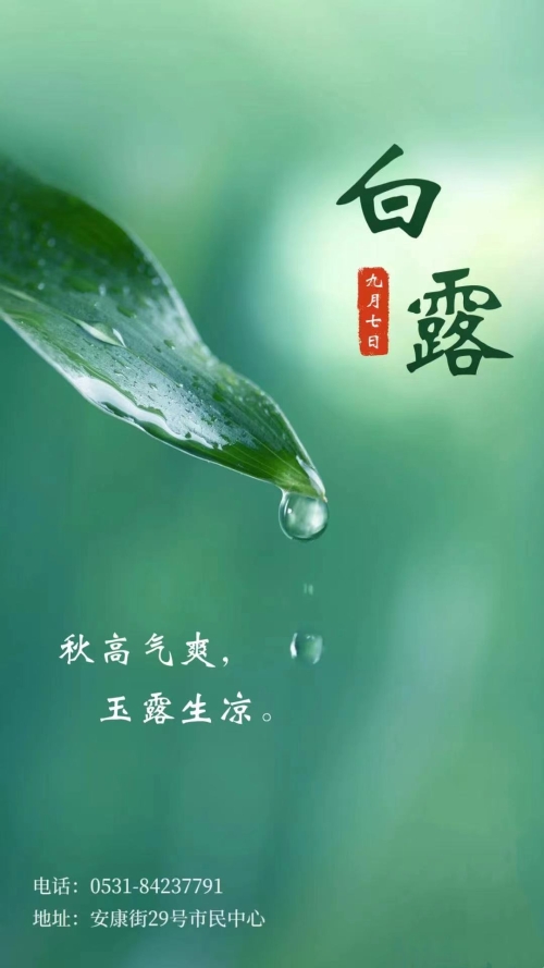 二十四节气白露